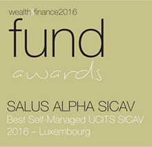 Wealth & Finance 2016 - Fund Awards - Salus Alpha Sicav - Best Self-Managed UCITS SICAV 2016 - Luxembourg